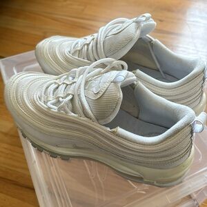 Wmns Nike Air Max 97 ‘Triple White’ Sz 9.5 (Gently Used)